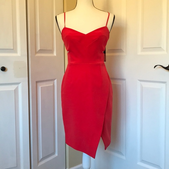 NICHOLAS Dresses & Skirts - Nicholas Bonded Silk Cut Out Sweetheart Dress